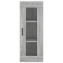 Aparador alto madera contrachapada gris Sonoma 34,5x34x180 cm de vidaXL, Aparadores - Ref: Foro24-3199319, Precio: 110,94 €, ...