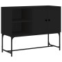 Aparador de madera de ingeniería negro 100x40x79,5 cm de vidaXL, Aparadores - Ref: Foro24-831818, Precio: 87,81 €, Descuento: %