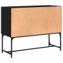 Aparador de madera de ingeniería negro 100x40x79,5 cm de vidaXL, Aparadores - Ref: Foro24-831818, Precio: 87,81 €, Descuento: %