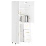 Tall white plywood sideboard 69.5x34x180 cm by vidaXL, Sideboards - Ref: Foro24-3195995, Price: 187,17 €, Discount: %