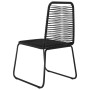 Garden chairs 6 units black synthetic rattan by vidaXL, Garden chairs - Ref: Foro24-313113, Price: 311,99 €, Discount: %