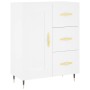 Tall white plywood sideboard 69.5x34x180 cm by vidaXL, Sideboards - Ref: Foro24-3195995, Price: 187,17 €, Discount: %