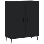 Tall black plywood sideboard 69.5x34x180 cm by vidaXL, Sideboards - Ref: Foro24-3198226, Price: 181,03 €, Discount: %