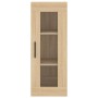 Aparador de madera contrachapada roble Sonoma 34,5x34x180 cm de vidaXL, Aparadores - Ref: Foro24-3199324, Precio: 113,41 €, D...