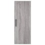 Aparador alto madera contrachapada gris Sonoma 34,5x34x180 cm de vidaXL, Aparadores - Ref: Foro24-3198879, Precio: 122,94 €, ...