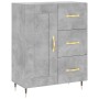 Concrete gray plywood tall sideboard 69.5x34x180 cm by vidaXL, Sideboards - Ref: Foro24-3195999, Price: 151,20 €, Discount: %