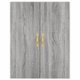 Aparador alto madera contrachapada gris sonoma 69,5x34x180 cm de vidaXL, Aparadores - Ref: Foro24-3196001, Precio: 160,62 €, ...