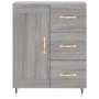 Aparador alto madera contrachapada gris sonoma 69,5x34x180 cm de vidaXL, Aparadores - Ref: Foro24-3196001, Precio: 160,62 €, ...