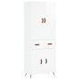 High glossy white plywood sideboard 69.5x34x180 cm by vidaXL, Sideboards - Ref: Foro24-3198123, Price: 156,99 €, Discount: %