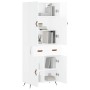 High glossy white plywood sideboard 69.5x34x180 cm by vidaXL, Sideboards - Ref: Foro24-3198123, Price: 156,99 €, Discount: %