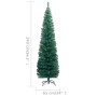 Beleuchteter Weihnachtsbaum mit Lichtern und grünen Kugeln 240 cm von vidaXL, Weihnachtsbäume - Ref: Foro24-3077854, Preis: 1...