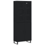 Tall black plywood sideboard 69.5x34x180 cm by vidaXL, Sideboards - Ref: Foro24-3198234, Price: 198,36 €, Discount: %