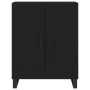 Aparador alto madera contrachapada negro 69,5x34x180 cm de vidaXL, Aparadores - Ref: Foro24-3198234, Precio: 185,47 €, Descue...