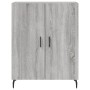 Aparador alto madera contrachapada gris sonoma 69,5x34x180 cm de vidaXL, Aparadores - Ref: Foro24-3198231, Precio: 161,16 €, ...