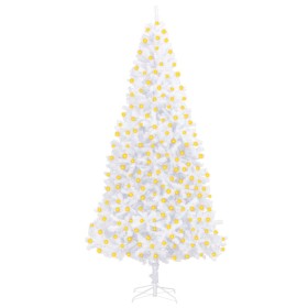 Árbol de Navidad artificial preiluminado con luces blanco 300cm de vidaXL, Arboles de navidad - Ref: Foro24-3077736, Precio: ...