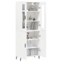 Tall white plywood sideboard 69.5x34x180 cm by vidaXL, Sideboards - Ref: Foro24-3198225, Price: 170,61 €, Discount: %