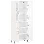 Tall white plywood sideboard 69.5x34x180 cm by vidaXL, Sideboards - Ref: Foro24-3198225, Price: 170,61 €, Discount: %