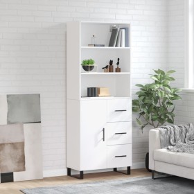 Tall white plywood sideboard 69.5x34x180 cm by vidaXL, Sideboards - Ref: Foro24-3189469, Price: 155,70 €, Discount: %