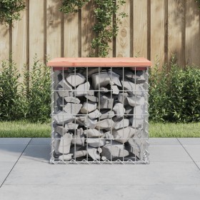 Gabion design garden bench Douglas fir wood 43x44x42 cm by vidaXL, garden benches - Ref: Foro24-834336, Price: 29,99 €, Disco...