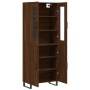 Tall brown oak plywood sideboard 69.5x34x180 cm by vidaXL, Sideboards - Ref: Foro24-3198240, Price: 174,99 €, Discount: %