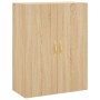 Aparador alto madera contrachapada color roble 69,5x34x180 cm de vidaXL, Aparadores - Ref: Foro24-3195830, Precio: 165,99 €, ...