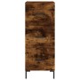 Aparador de madera contrachapada roble ahumado 34,5x34x180 cm de vidaXL, Aparadores - Ref: Foro24-3199238, Precio: 113,99 €, ...