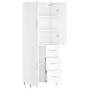 High glossy white plywood sideboard 69.5x34x180 cm by vidaXL, Sideboards - Ref: Foro24-3195997, Price: 169,58 €, Discount: %