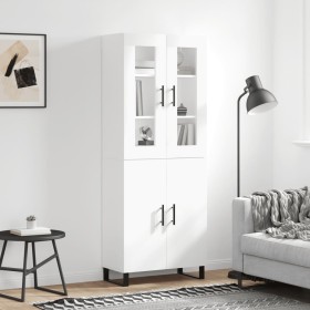 Tall white plywood sideboard 69.5x34x180 cm by vidaXL, Sideboards - Ref: Foro24-3198233, Price: 189,33 €, Discount: %