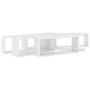 Cube wall shelf 6 units glossy white plywood 60x15x23cm by vidaXL, Shelves and shelves - Ref: Foro24-807153, Price: 59,65 €, ...