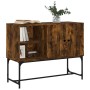 Smoked oak engineered wood sideboard 100x40x79.5 cm by vidaXL, Sideboards - Ref: Foro24-831820, Price: 72,12 €, Discount: %