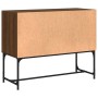 Aparador de madera de ingeniería marrón roble 100x40x79,5 cm de vidaXL, Aparadores - Ref: Foro24-831822, Precio: 83,87 €, Des...