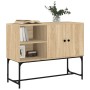 Aparador de madera de ingeniería roble Sonoma 100x40x79,5 cm de vidaXL, Aparadores - Ref: Foro24-831819, Precio: 70,88 €, Des...