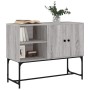 Aparador de madera de ingeniería gris Sonoma 100x40x79,5 cm de vidaXL, Aparadores - Ref: Foro24-831821, Precio: 74,38 €, Desc...