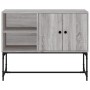 Aparador de madera de ingeniería gris Sonoma 100x40x79,5 cm de vidaXL, Aparadores - Ref: Foro24-831821, Precio: 74,38 €, Desc...