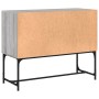 Aparador de madera de ingeniería gris Sonoma 100x40x79,5 cm de vidaXL, Aparadores - Ref: Foro24-831821, Precio: 74,38 €, Desc...