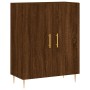 Tall brown oak plywood sideboard 69.5x34x180 cm by vidaXL, Sideboards - Ref: Foro24-3189244, Price: 146,99 €, Discount: %