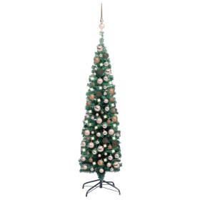 Pre-lit Christmas tree with lights and green balls 210 cm by vidaXL, Christmas trees - Ref: Foro24-3077850, Price: 61,47 €, D...