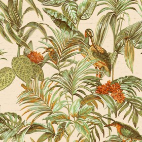 DUTCH WALLCOVERINGS Bird-of-Paradise wallpaper green by DUTCH WALLCOVERINGS, Painted paper - Ref: Foro24-430612, Price: 38,99...