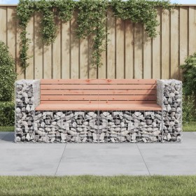 Gabion design garden bench Douglas fir wood 184x71x65.5cm by vidaXL, garden benches - Ref: Foro24-3196237, Price: 230,13 €, D...