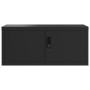 Armario archivador de acero negro 90x40x40 cm de vidaXL, Armarios archivadores - Ref: Foro24-339718, Precio: 110,94 €, Descue...