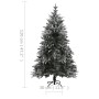 Künstlicher Weihnachtsbaum mit Lichtern und Schnee PVC&PE 120 cm von vidaXL, Weihnachtsbäume - Ref: Foro24-3077783, Preis: 83...