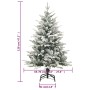 Árbol de Navidad con LED, bolas y nieve PVC&PE 120 cm de vidaXL, Arboles de navidad - Ref: Foro24-3077879, Precio: 113,91 €, ...