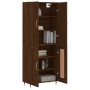 Tall oak brown plywood sideboard 69.5x34x180 cm by vidaXL, Sideboards - Ref: Foro24-3195778, Price: 142,03 €, Discount: %