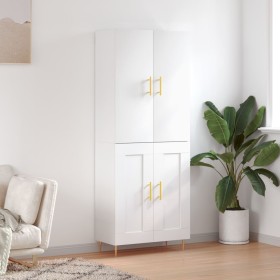 Aparador alto madera contrachapada blanco 69,5x34x180 cm de vidaXL, Aparadores - Ref: Foro24-3195779, Precio: 161,99 €, Descu...