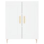 Aparador alto madera contrachapada blanco 69,5x34x180 cm de vidaXL, Aparadores - Ref: Foro24-3195779, Precio: 155,73 €, Descu...