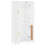 Tall white glossy plywood sideboard 69.5x34x180 cm by vidaXL, Sideboards - Ref: Foro24-3195781, Price: 151,84 €, Discount: %