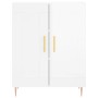 Tall white glossy plywood sideboard 69.5x34x180 cm by vidaXL, Sideboards - Ref: Foro24-3195781, Price: 151,84 €, Discount: %