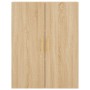 Aparador alto madera contrachapada color roble 69,5x34x180 cm de vidaXL, Aparadores - Ref: Foro24-3195782, Precio: 149,19 €, ...