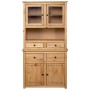 Panama style solid pine wood sideboard 93x40.5x180 cm by vidaXL, Lockers and storage cabinets - Ref: Foro24-282700, Price: 37...