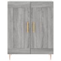 High sideboard sonoma gray plywood 69.5x34x180 cm by vidaXL, Sideboards - Ref: Foro24-3195785, Price: 145,99 €, Discount: %